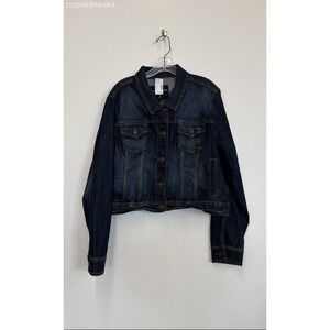Maurices blue womens denim jacket - Size 2